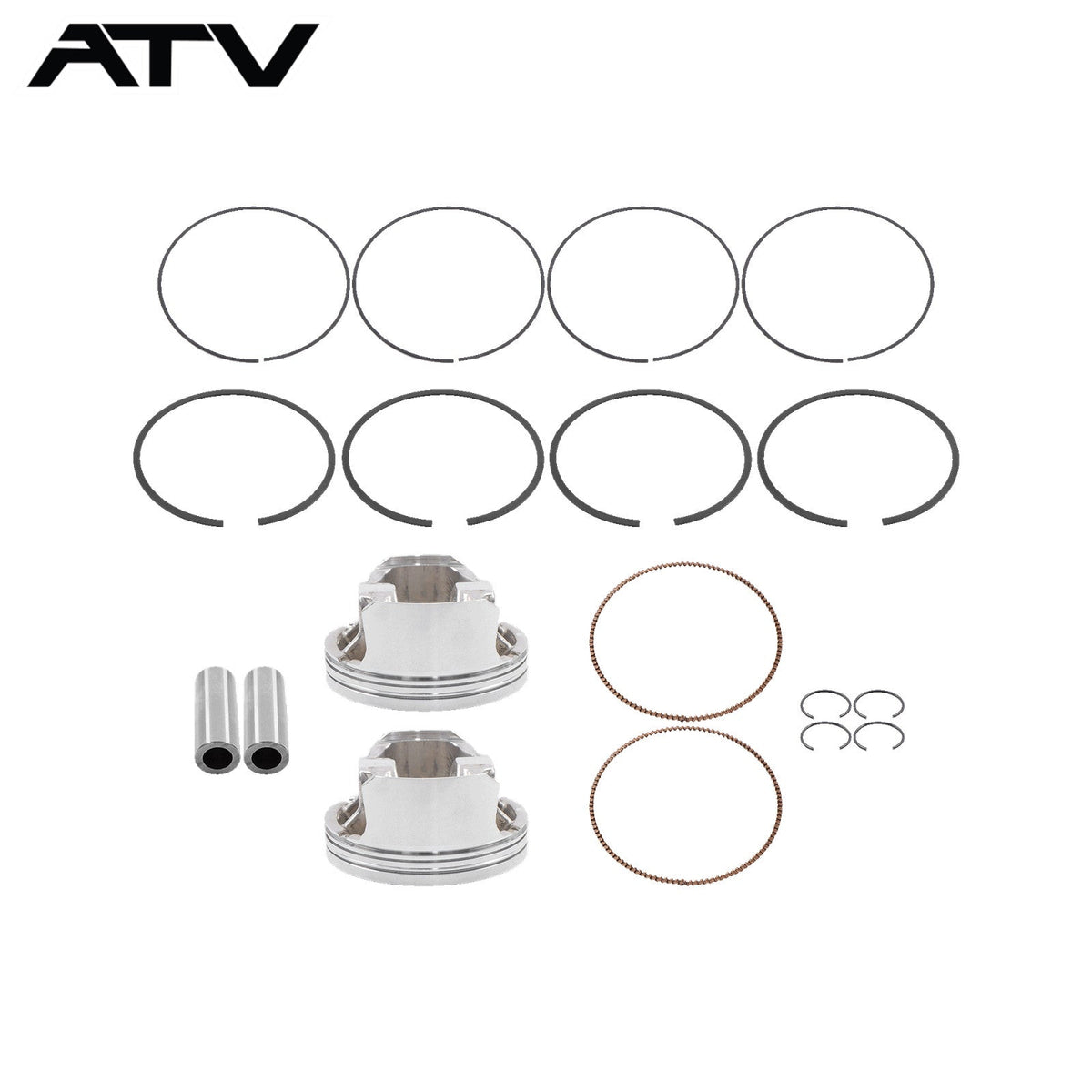 For Polaris RZR XP 900 11-2013 / RZR 4 XP 900 2012 Cylinder Piston Kit w/ Rings