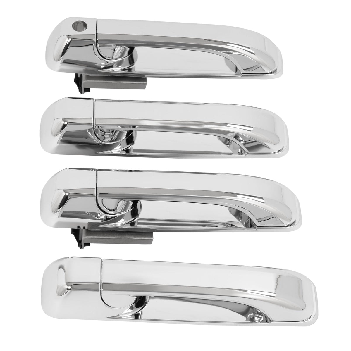 Fits Dodge Ram 1500 2009-24/ 2500 11-24 Chrome Exterior Door Handle Front&Rear