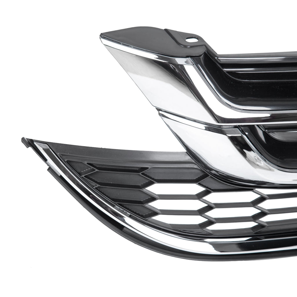 FOR HONDA CRV CR-V 2010 2011 FRONT BUMPER UPPER & LOWER GRILL GRILLE ABS CHROME
