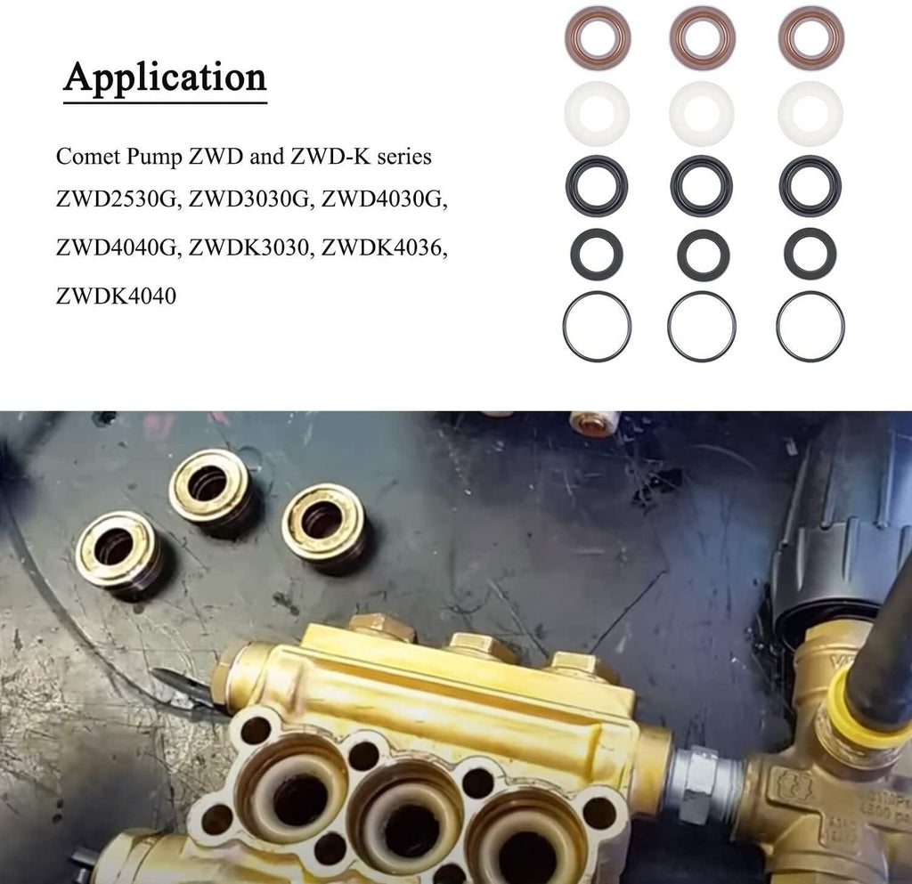 5019006400 Packing Kit Seal Repair Kit for Comet Pump ZWD2530G ZWD3030G ZWD4030G