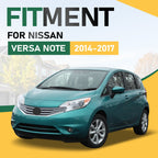 Grille For Nissan Versa Note 2014 2015 2016 Chrome Front Upper Bumper Grill