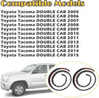 2PCS ROOF DRIP MOLDING FOR 2005-2015 TOYOTA TACOMA DOUBLE CAB RH&LH 75551-04063