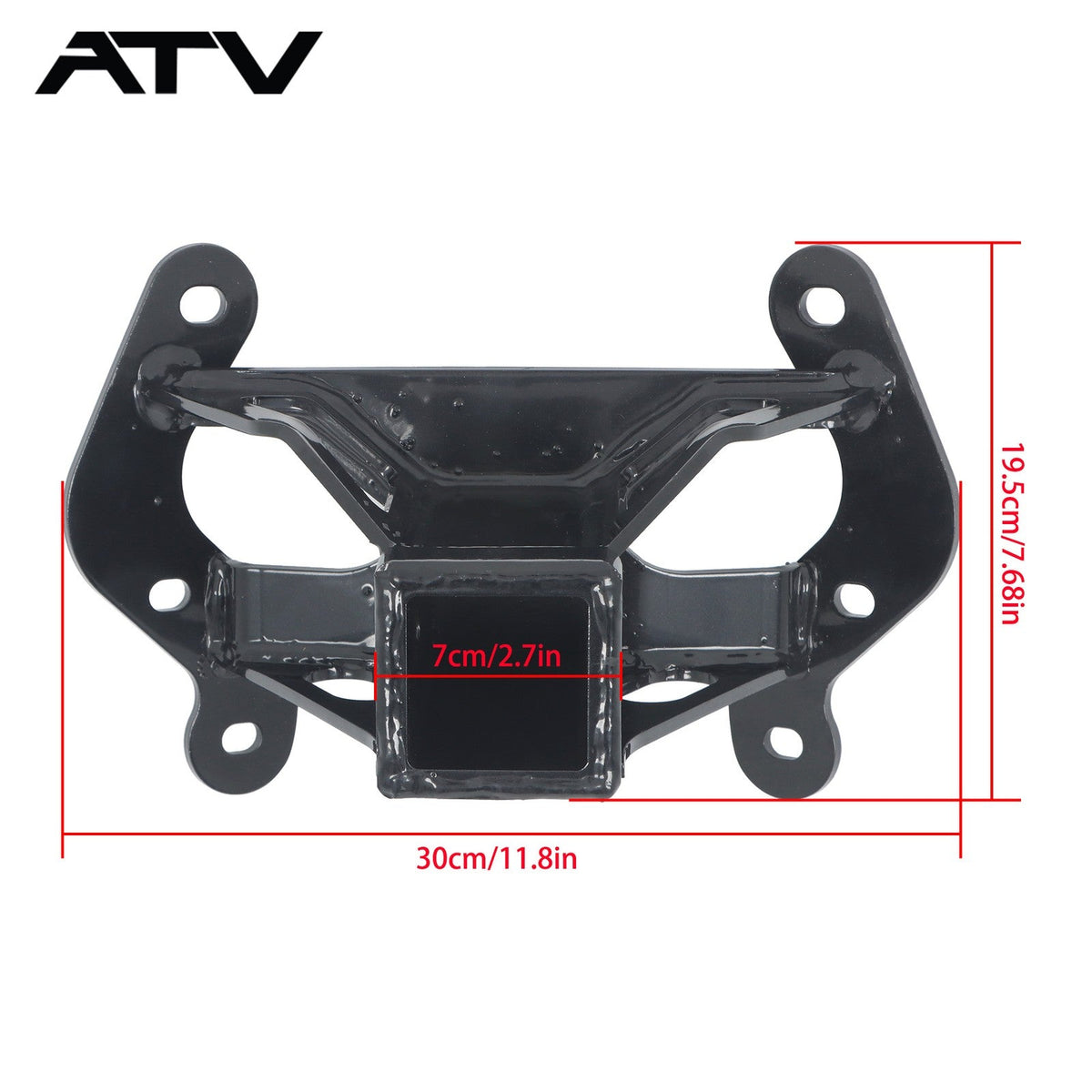 Rear Receiver Tow Hitch 2'' For Can-Am Maverick Max 2014-2015 2016