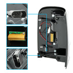 Black For Ford F150 LOBO 2004 2005 2006 2007 2008 LED Tube Tail Lights Lamps DOT