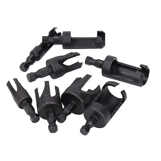 8x Wood Plug Cutter Drill Bit 1/4 Hex Shank Cutting Tool 1/4" 3/8" 1/2" 5/8"