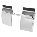 34"x24" stainless steel quarter fender kit pair universal truck w/ Support Tube