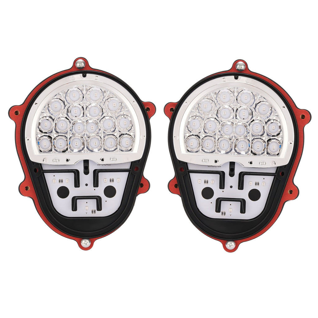 2PCS New For Humvee M998 M35 Black LED Rear Stop Tail Lights Brake Lights Lamps