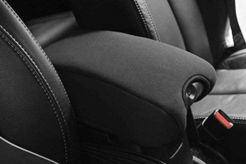 Black Center Console Armrest Pad Cover Fits For 2011-2018 Jeep Wrangler JK