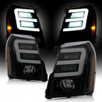 For Cadillac Escalade 2007-2010-2014 ESV EXT LED Projector Headlights HID/Xenon