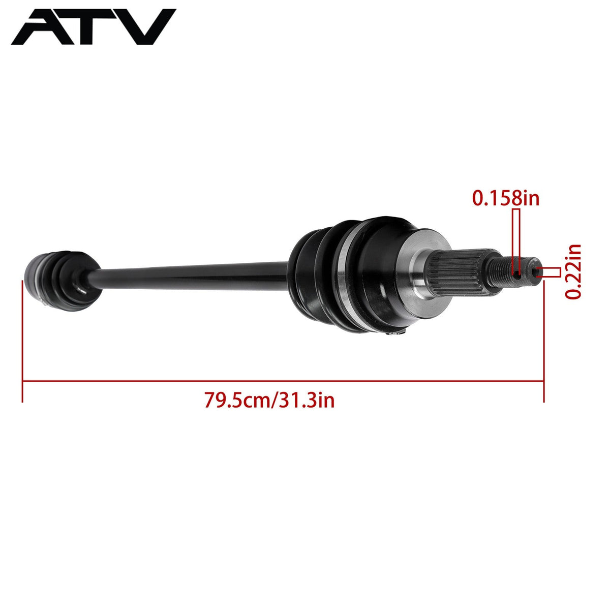 1333943 Front Left/Right CV Axles Drive Shaft For Polaris RZR XP 1000 2014-2019
