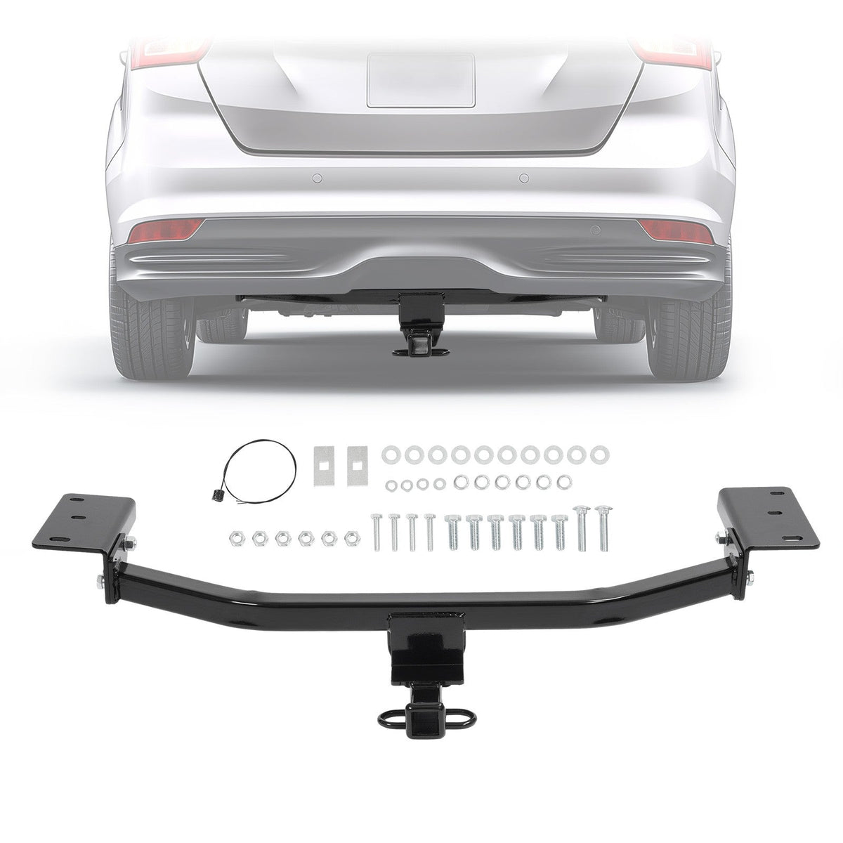 1.25" Class 1 Trailer Hitch 1.25" Receiver Tube Towing For Ford Focus 2012-2018