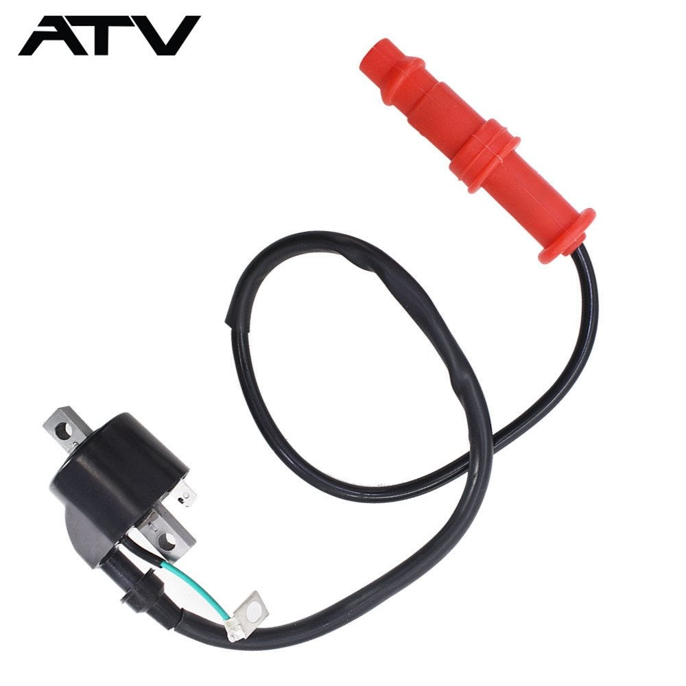 Complete Ignition Coil & Spark Plug Cap For Polaris Sportsman Ranger 500 96-02