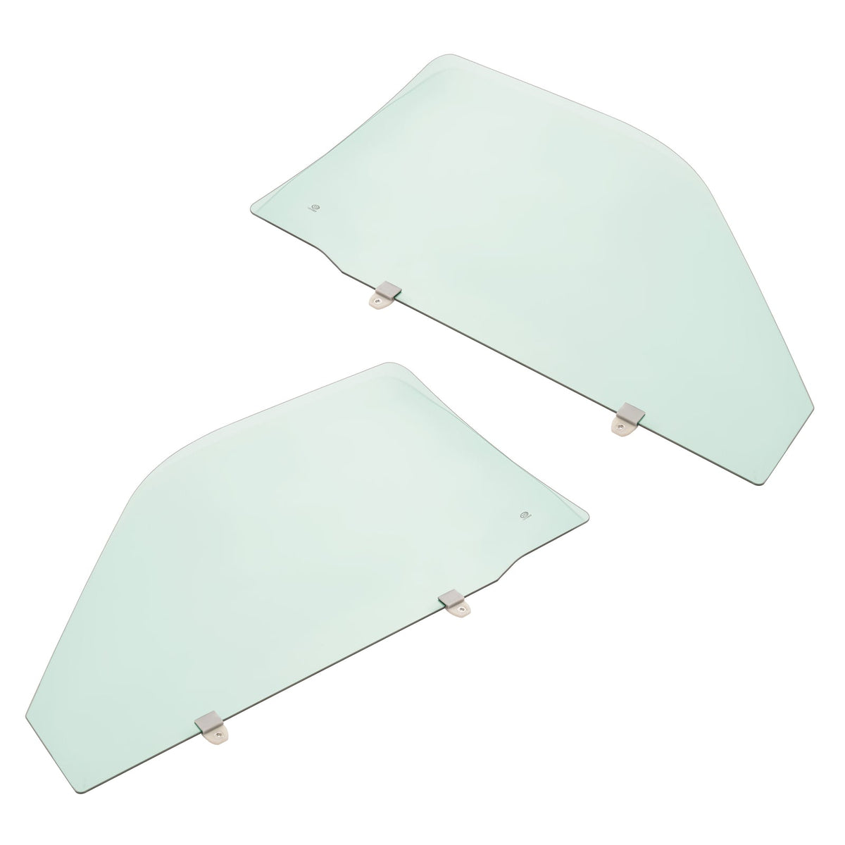 For Toyota Pickup 89-95 Left & Right Front Door Window Tempered Glass W/O VENT