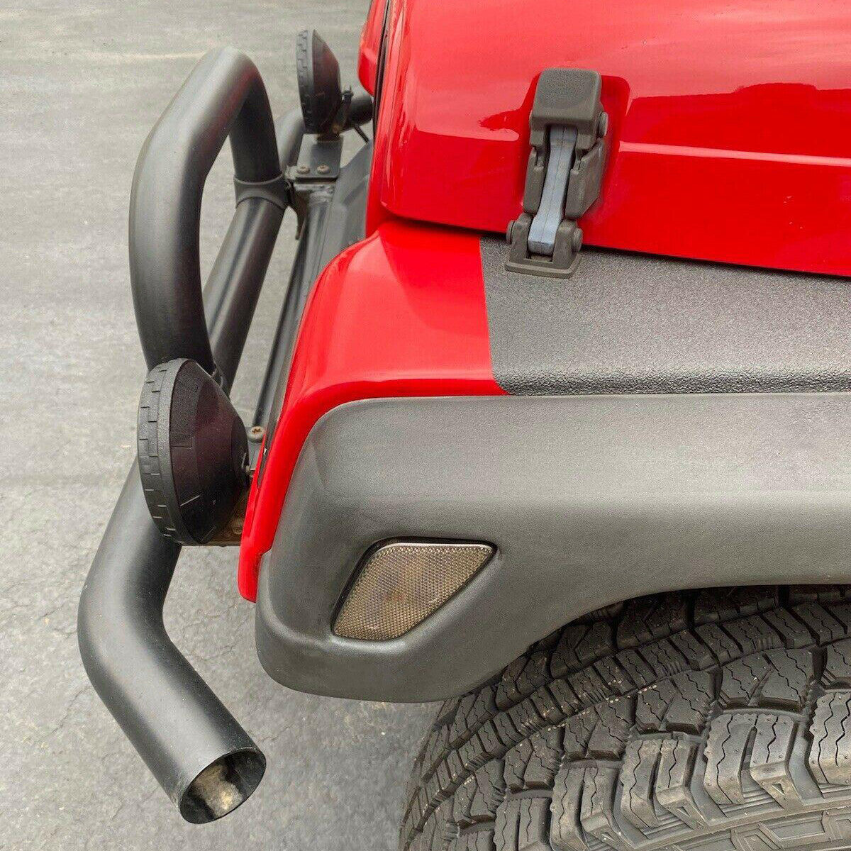 For Jeep Wrangler TJ 1997-2006 Smoke Bumper Signal Fender Side Marker Lights