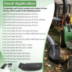 62468 Adapter Mow-N-Vac Kit Universal Deck Boot Chute Leaf Vacuum Bagger