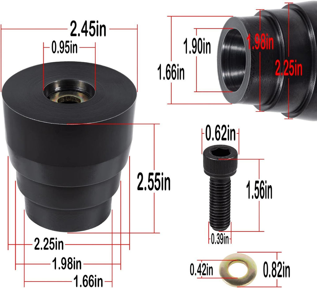 8.9104G Rear Bump Stop Set (One Pair) for Toyota 4runner 1996-2009 2WD/4WD