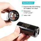 Pool Pump Start Capacitor 161-193 uf/MFD for Hayward Super Pump 0.75,1.0,1.5 HP