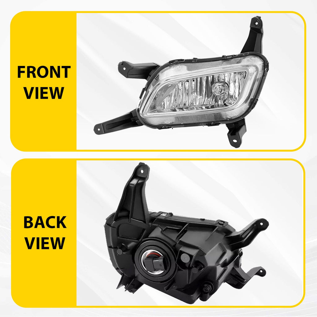 Front Bumper Fog Light Lamp w/Bulbs Left Driver Side For Kia Optima 2014 2015