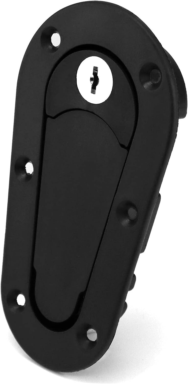 Quick Release Hood Pin Locking Latch Kit BLACK - Universal Fit - USA SELLER