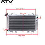 Aluminum Radiator with cap For Kawasaki KAF 620 Mule 2500 2510 93-00 #39061-1270