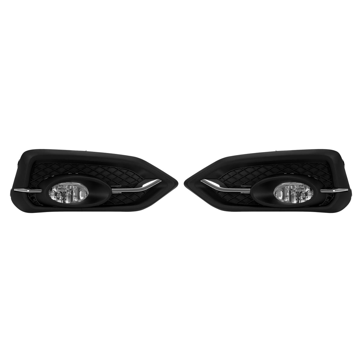 Fog Lights For Honda Civic Coupe 2Dr 2014-2015 Bumper Lamps w/Wiring+Bulbs 14-15