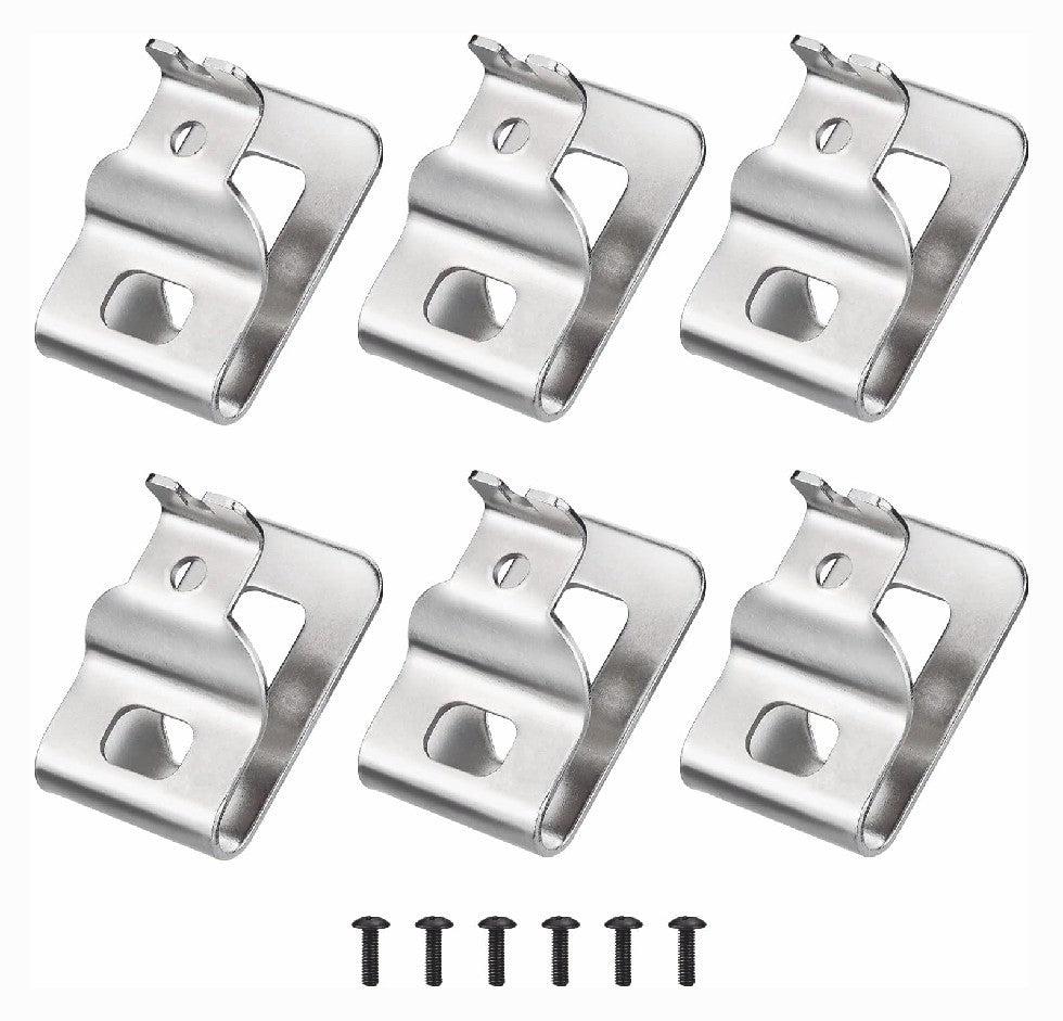 6pcs Belt Clip Hook For Dewalt 20V Drill Impact Driver Flashlight Tools DCD980 E