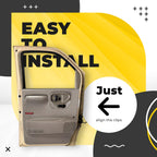 For GMC Topkick/ Chevrolet Kodiak Front Driver Interior Door Trim Panel Neutral