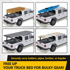LED Truck Bed Rack For Ford F150 Frontier Silverado1500 Sierra Colorado Ram 1500