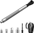 1/2" Offset Extension Wrench Impact Ratchet Extender for Electric Drill 3/8" 1/4