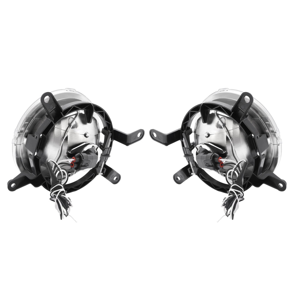 For Ford Mustang GT 2005-2009 Clear Halo Fog Lights Driving Bumper Lamps Pair