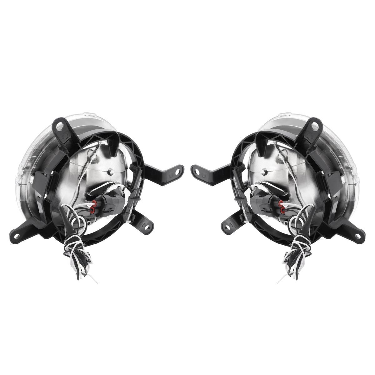 For Ford Mustang GT 2005-2009 Clear Halo Fog Lights Driving Bumper Lamps Pair