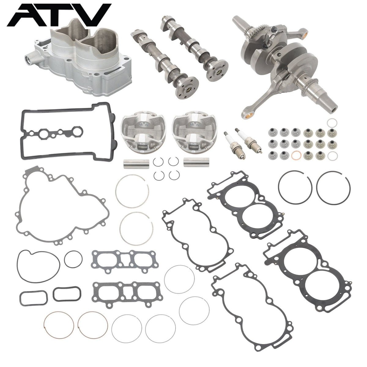 Fit For Polaris /RZR1000 XP 1000 Cylinder Piston Crankshaft Camshaft Kit 3023156