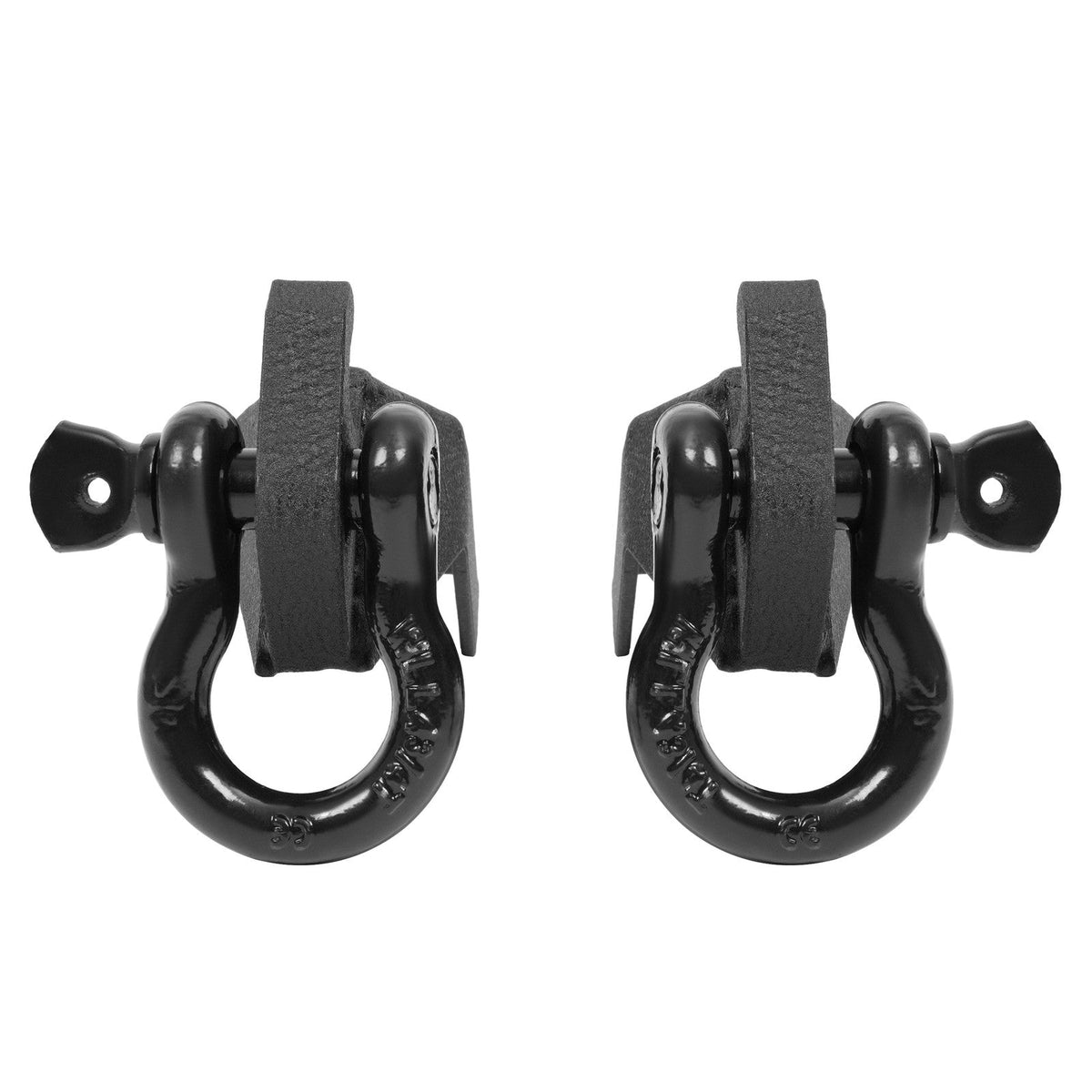 2pcs Front Tow Hook Shackle Mount Kit w/Hardware For Ford F150 F-150 2009-2023