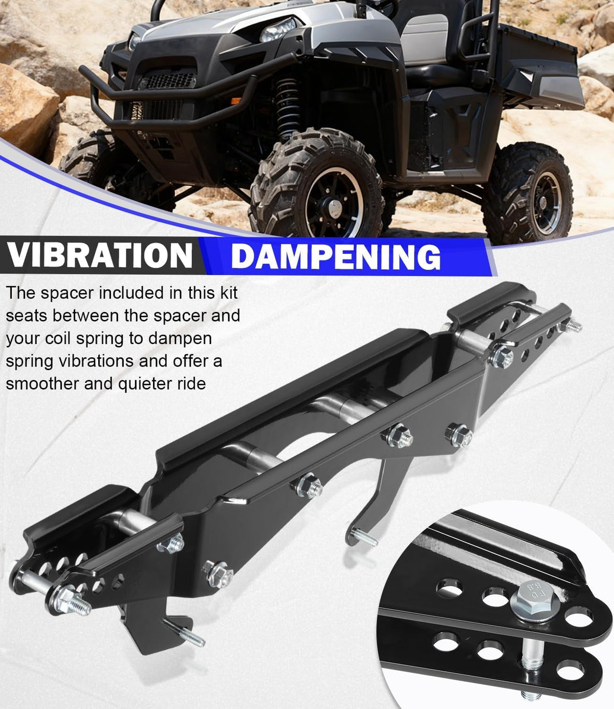2''-3'' Lift Kit Front & Rear for Polaris RZR S 800, RZR 4 800 2010-2014