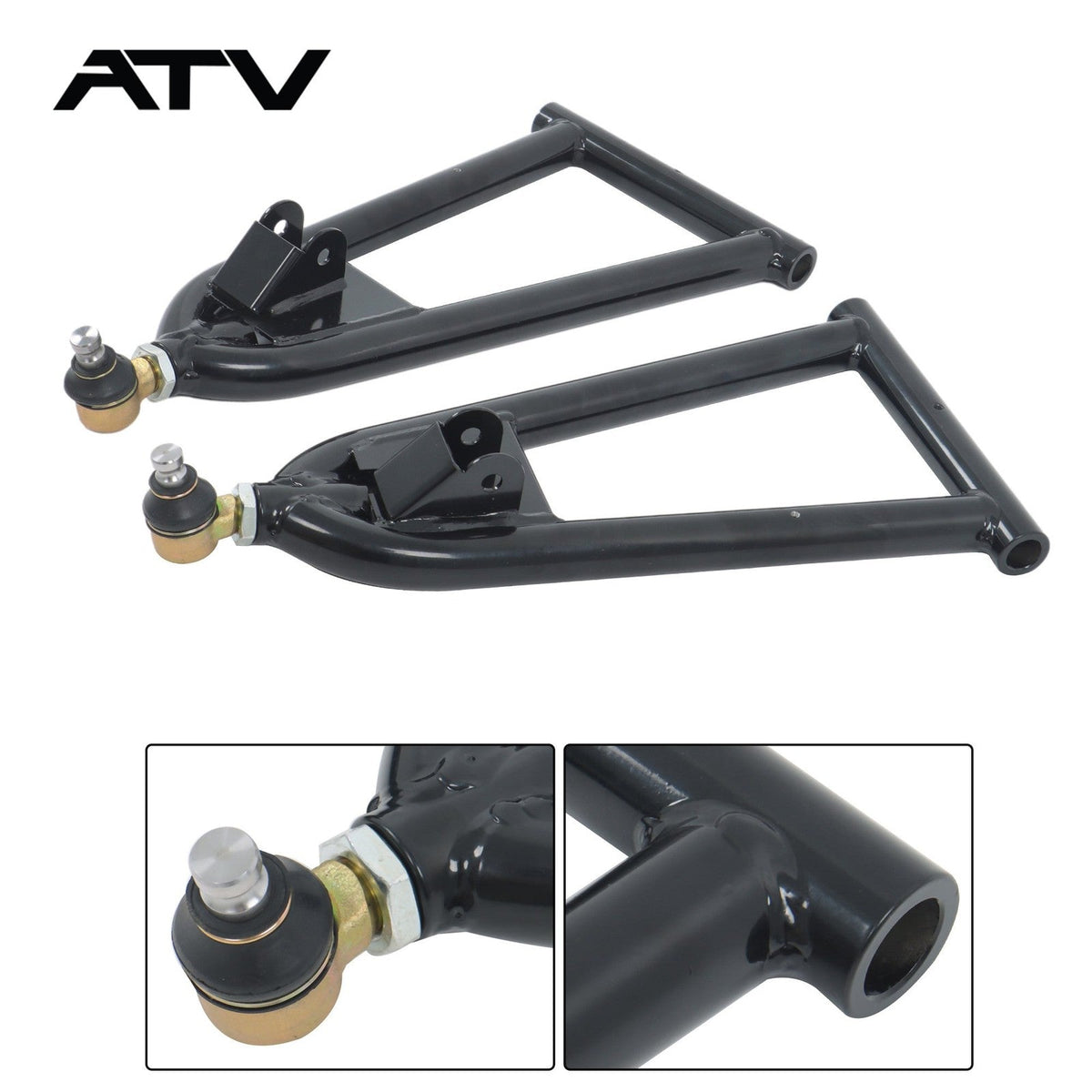 1.5" Black Forward Offset A Arms High Clearance For Polaris RZR S 800 / 4 800