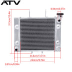 For CAN AM/CANAM For BOMBARDIER RALLY 175 & 200 3 ROW ALUMINUM RADIATOR ATV
