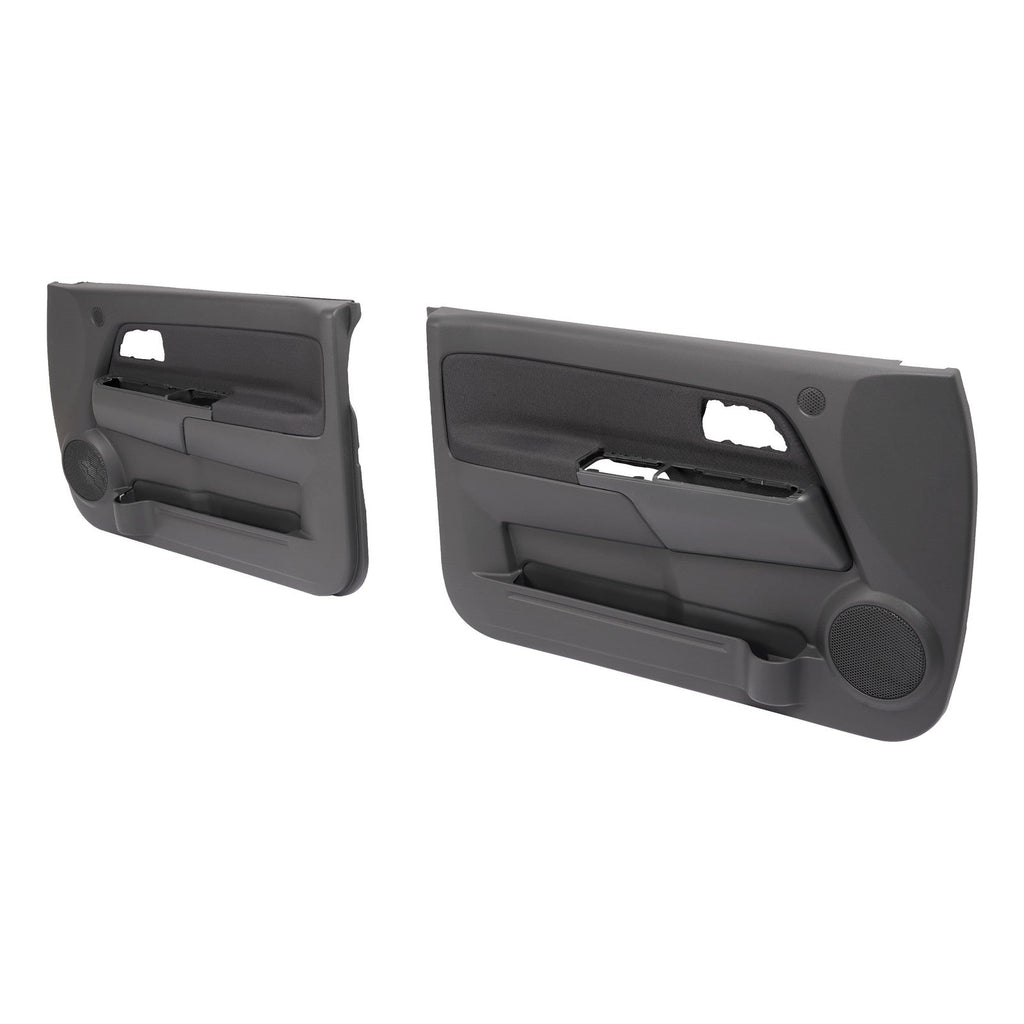 Pair Inner Door Panels For 2004-2012 Chevrolet Colorado GMC Canyon Graphite Gray