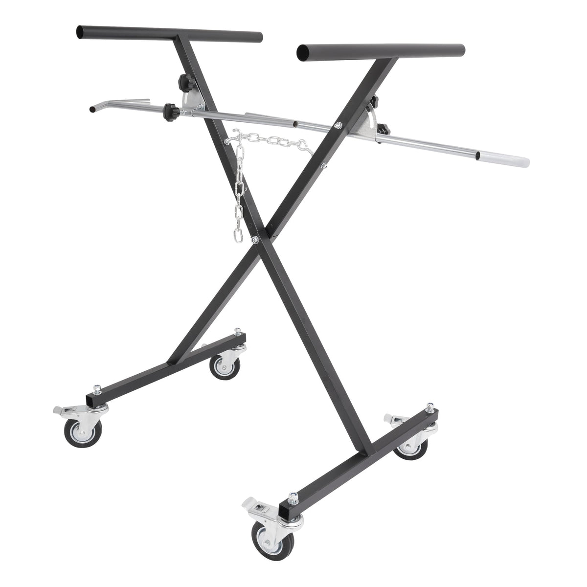 Adjustable Folding Auto Body Bumper Stand Mobile Storage Rack Parts Carts
