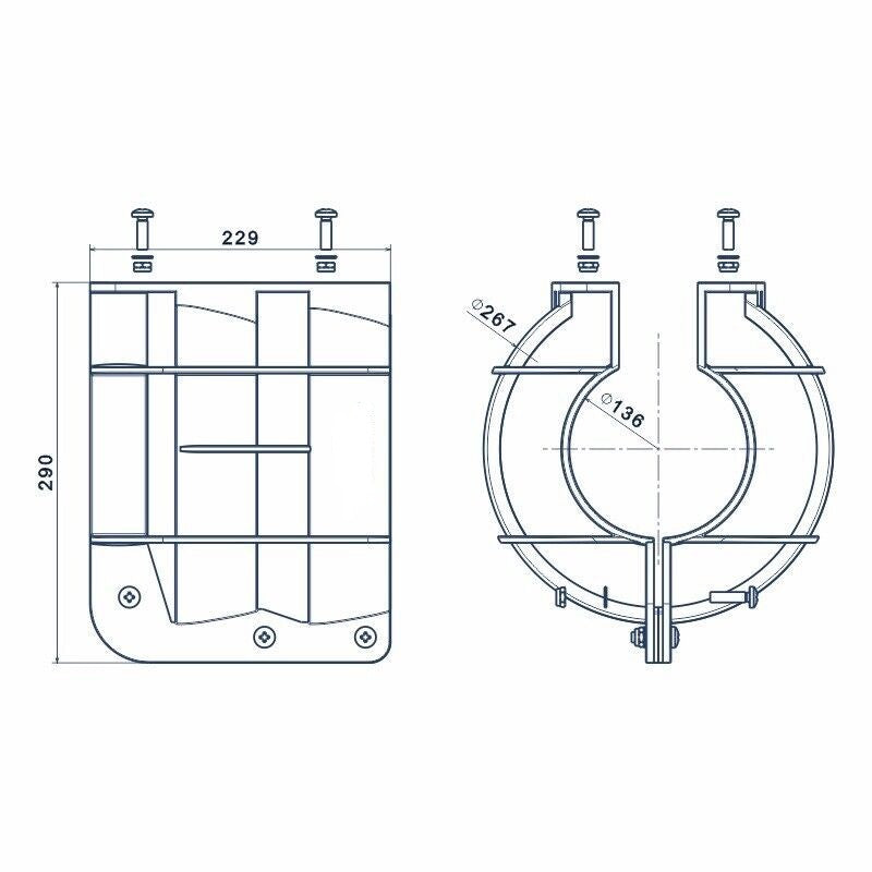 9" Yellow Prop Guard 9.9 15 20 hp propeller guard outboard boat engine