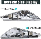 Left + Right Side Fender Chrome Emblem Moulding For BMW X3 F25 X4 F26 2015-2017
