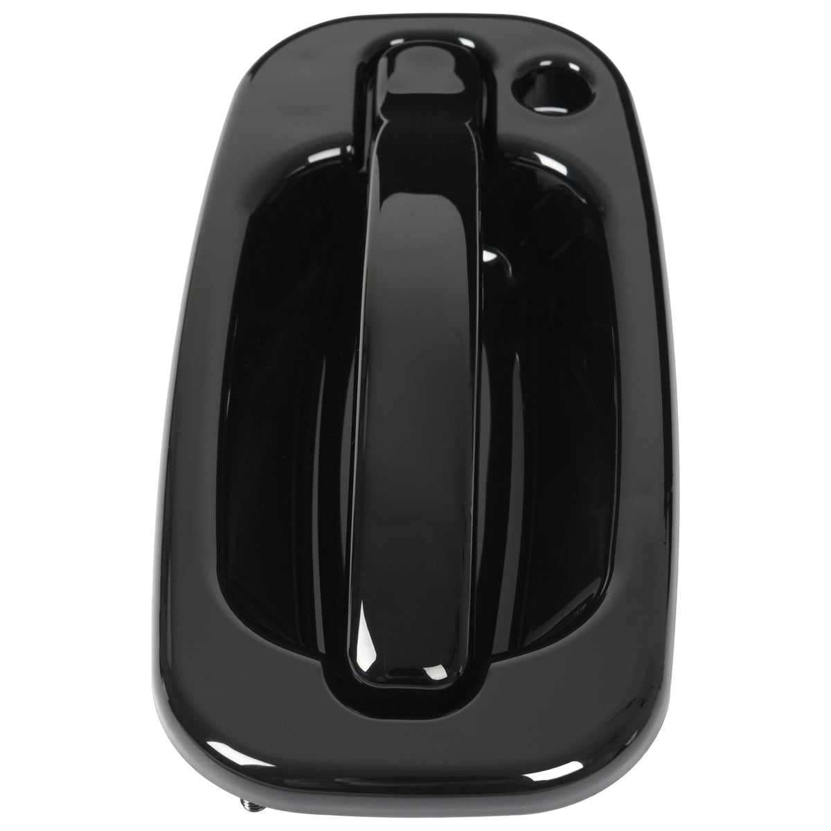 Door Handle Set For Chevy Silverado 1500 1999-2006 Smooth Black Front Outer 2PCS