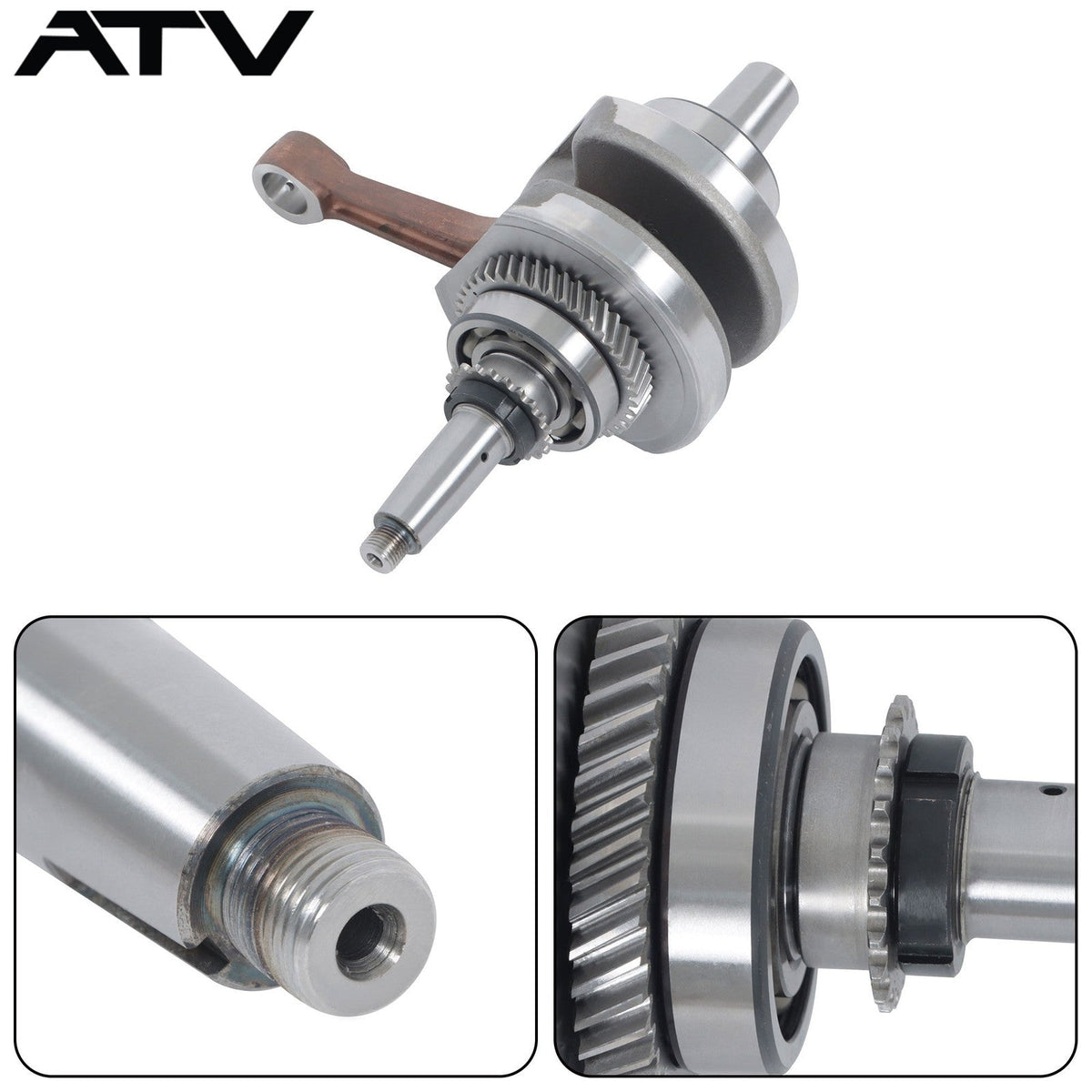 Crankshaft With Bearings &Gears For Polaris 500 Magnum Ranger Sportsman 3090323