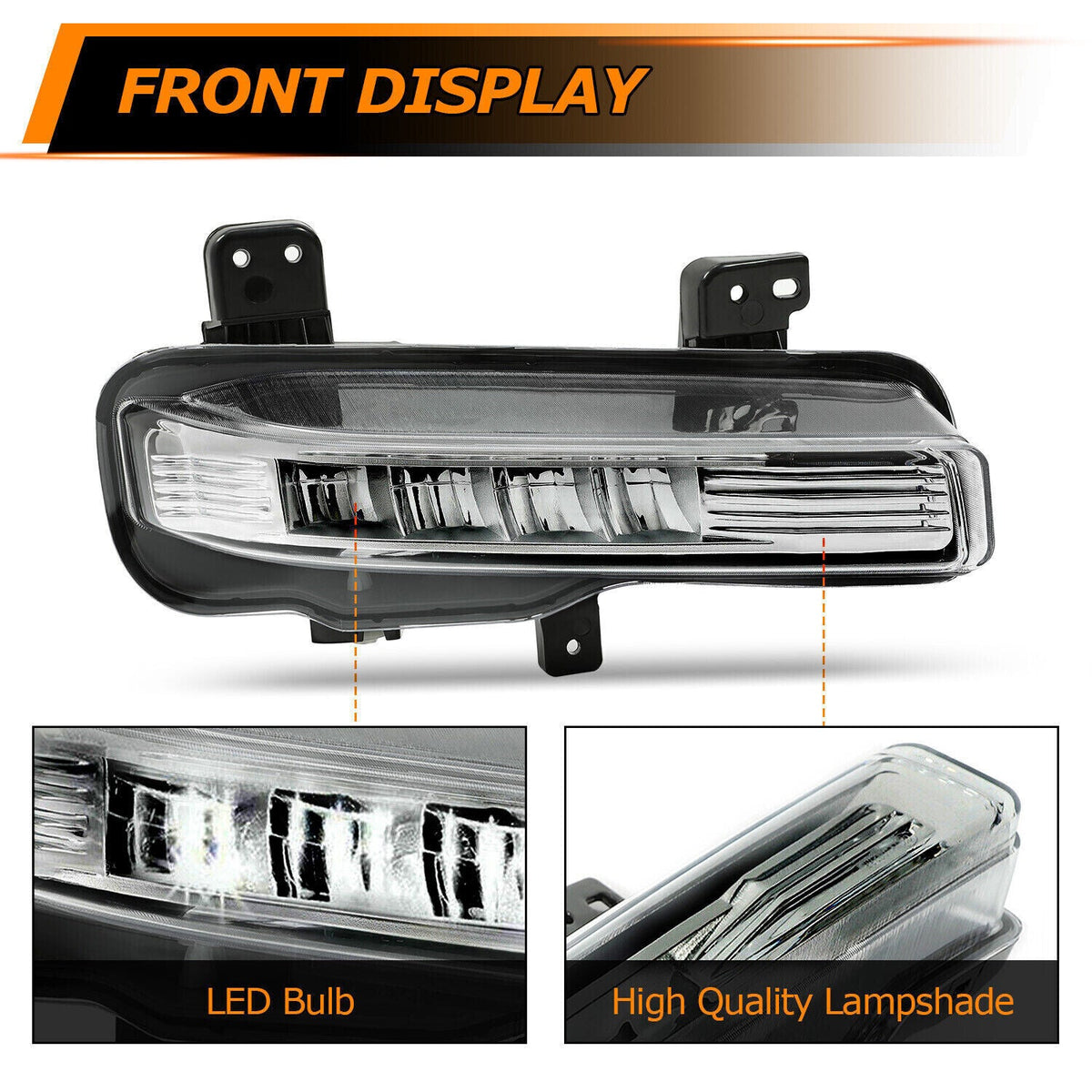 LED Right& Passenger Side Fog Light Lamp For Ford Explorer 2020-2022 2023 RH