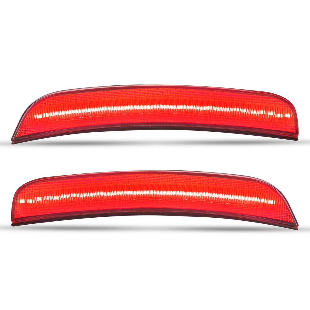 Clear LED Rear Red Side Marker Lights Lamps For Chrysler 300 300C 300S 2015-2023