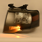 Left For Ford Expedition 2007-2014 Headlight W/bulbs Amber Reflector 7L1Z13008DB