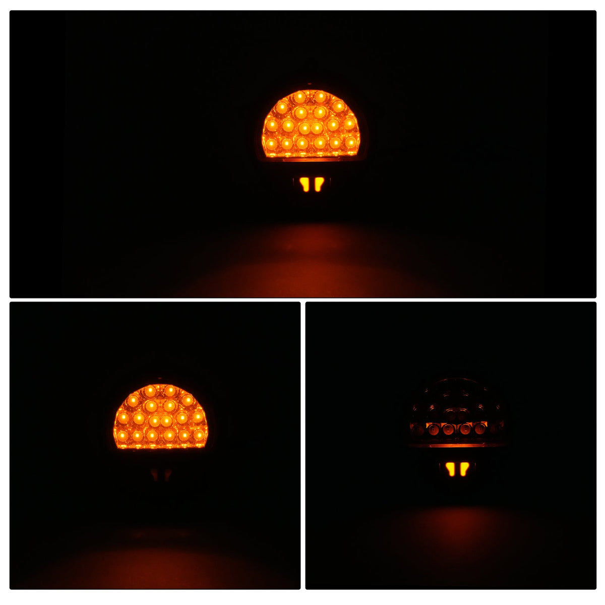 2x New LED Front Turn Signal Lights Yellow Lens For Humvee M35 M998 #12422957