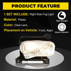 Fog Light Lamp Assembly w/ Bulb Passenger Clear Lens For Toyota Tundra 2000-2006