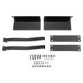 Universal Rear Half Fender Mounting Bracket Powder Coated Steel Pair New