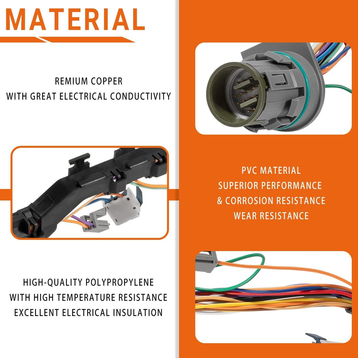 6 Speed Transmission Wire Harness for 2006-2009 1000/2000 Allison GM/Duramax