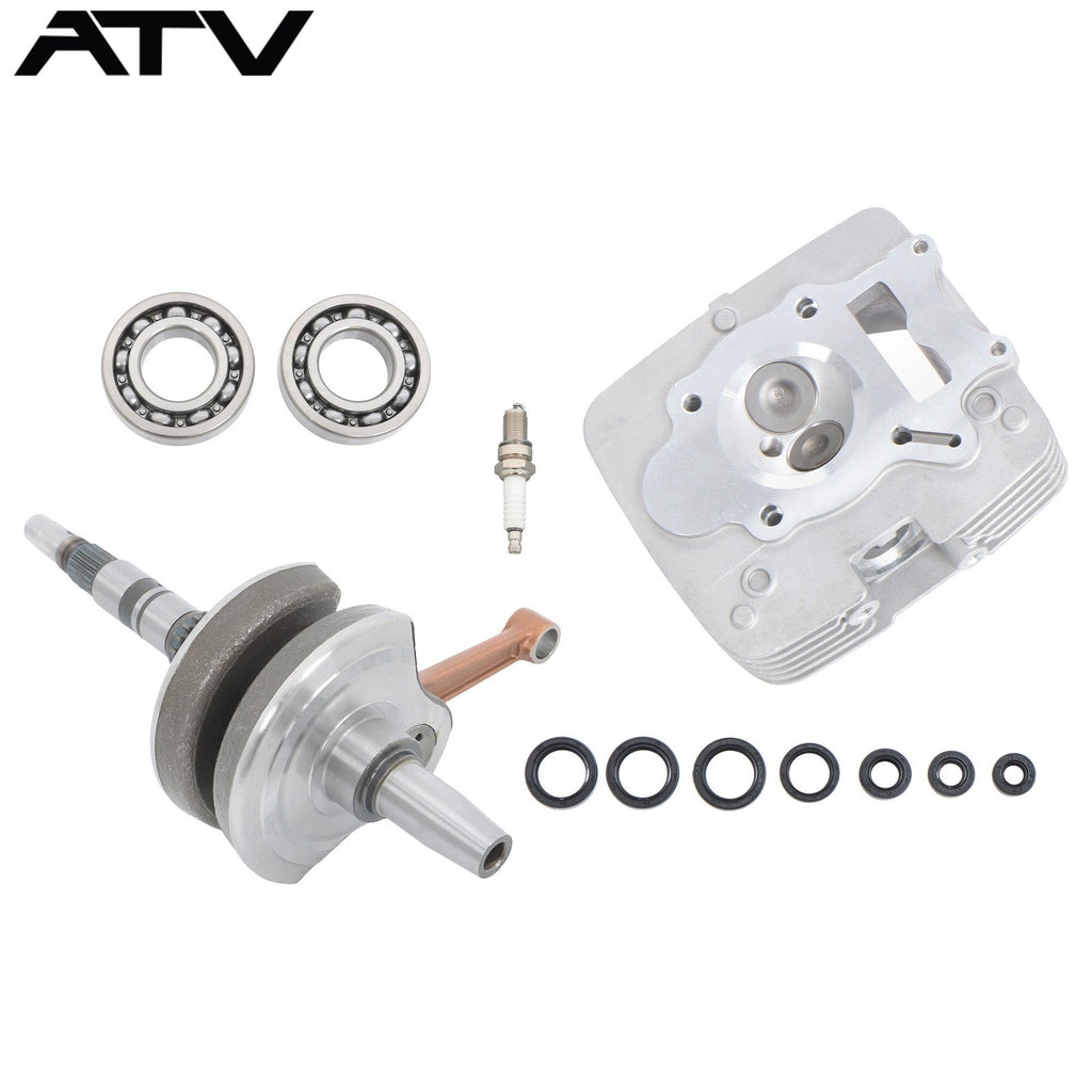 Crankshaft Cylinder Head Engine Rebuild Kit For Honda ATV Recon TRX250 2008-2014